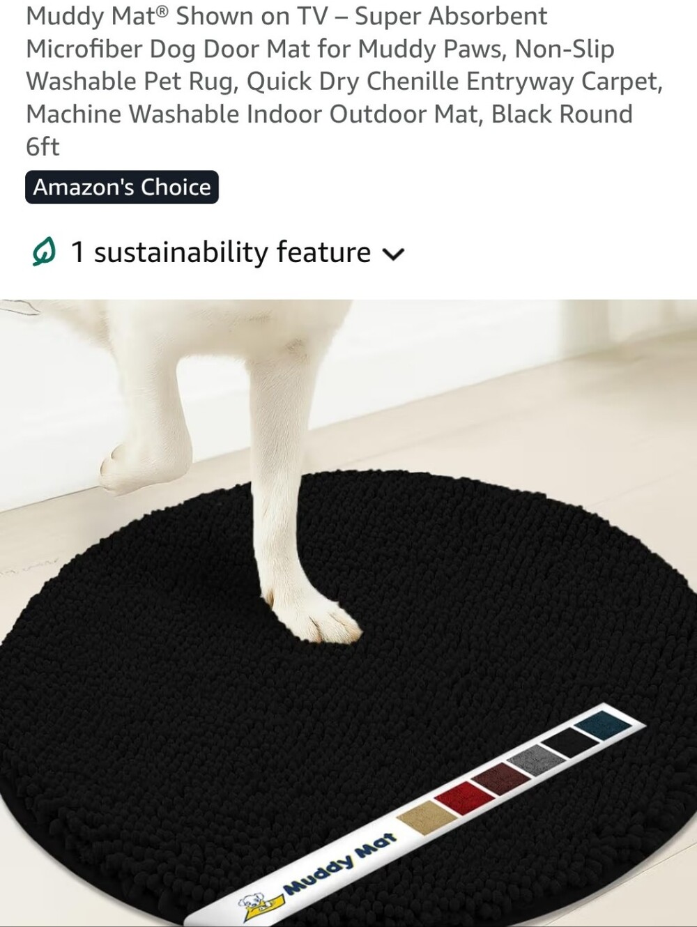 New Muddy Mat 6ft Round